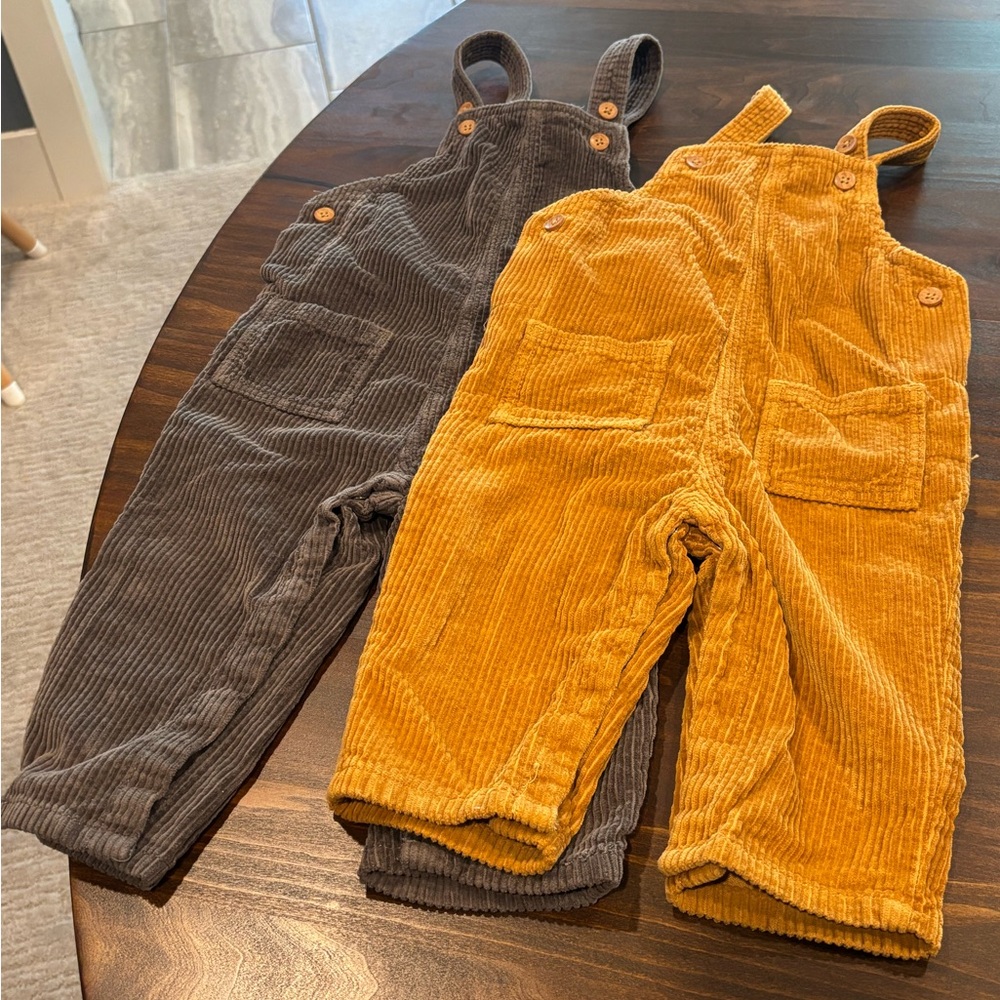 Little Co toddler corduroy overalls 2